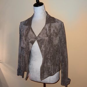 BLANC NYC Suede Blazer Jacket